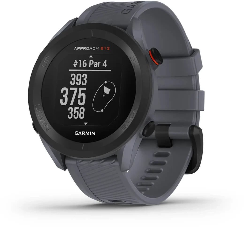 Orë sportive Garmin Approach S12, GPS, 30 orë bateri, blu