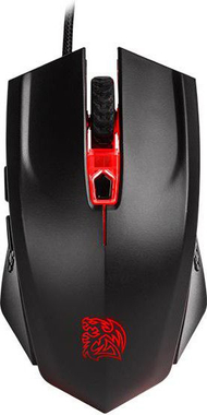 Set gaming maus dhe mousepad Tt eSPORTS Talon X, DPI i rregullueshëm, me drita, i zi