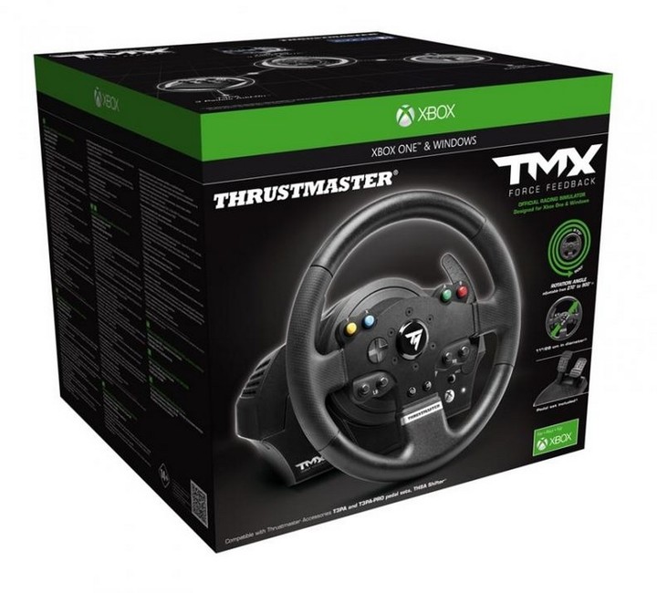 Set vozitjeje TMX Volant Thrustmaster Force Feedback për Xbox One/PC