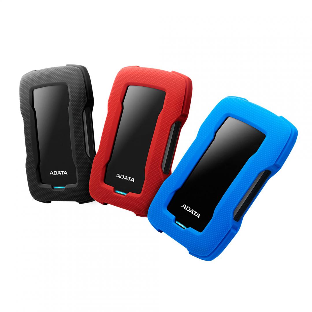 Hard disk i jashtëm ADATA HD330, 1TB, USB 3.1, zi blu