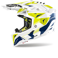 Helmetë motocross Airoh Aviator 3 Spin, karboni, madhësia XL, shumëngjyrëshe