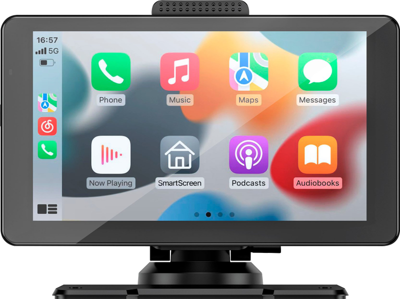 Stacion multimedia për makinë Kruger&Matz KM 2020, ekran 7", Android Auto Apple CarPlay, i zi