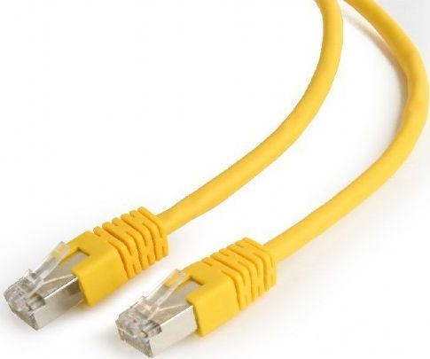 Kabllo rrjeti Gembird RJ45, FTP, 0.25m, e verdhë