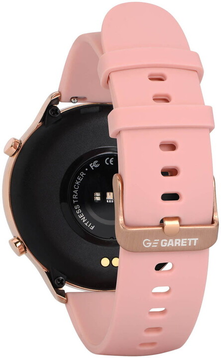 Orë e mençur Garett Smartwatch Veronica, verdhë/rozë