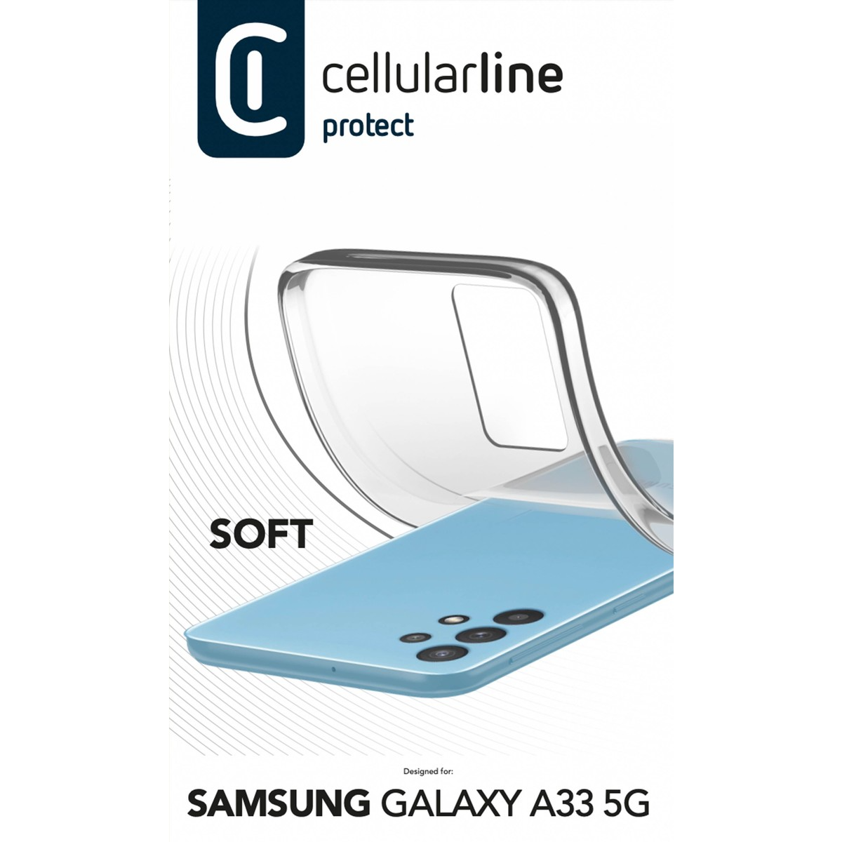 Mbrojtëse Cellularline Soft SOFTGALA33T, për Samsung A33