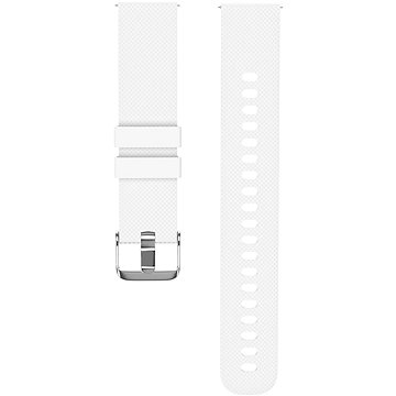 Ремен за паметен часовник Eternico Essential, 24mm, силикон, бел