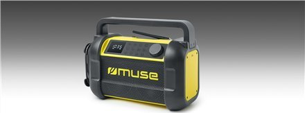 Radio pune Muse M-928 BTY, Bluetooth, e zezë e verdhë