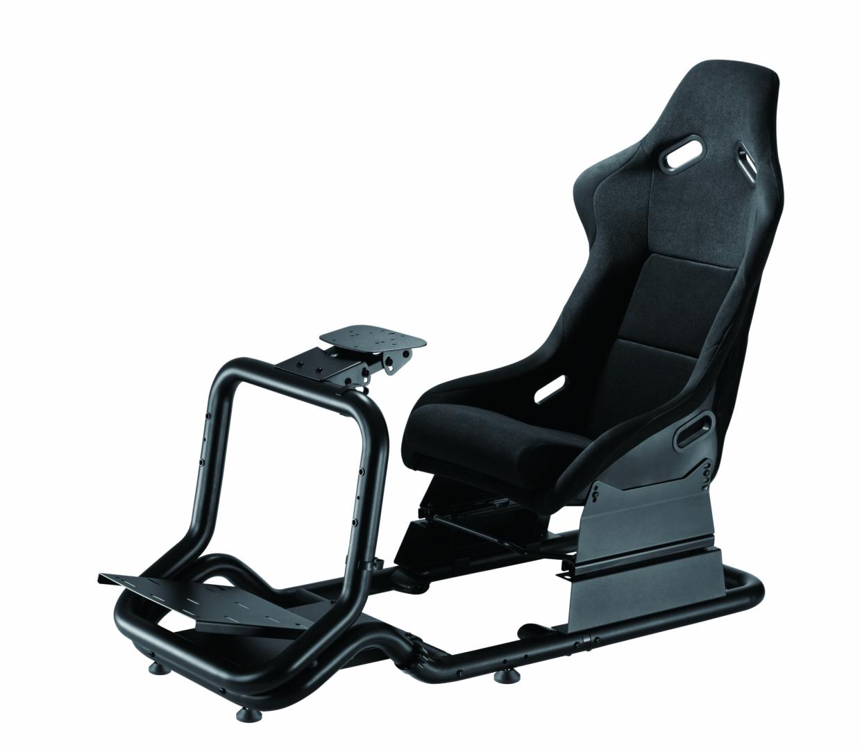 Karrige gaming Serioux Cockpit, bazament për monitor, e zezë 4