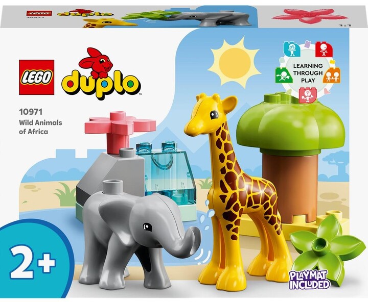 Set lodër LEGO® DUPLO® 10971 Wildlife of Africa, 10 pjesë