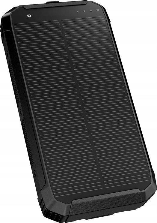 Power bank Platinet 10000mAh, karikim wireless 15W, panel diellor, i zi