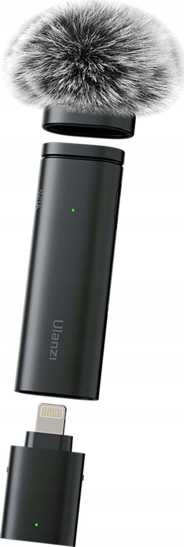 Mikrofon lavalier Ulanzi WM 10 In Line, për Apple, portativ, i zi