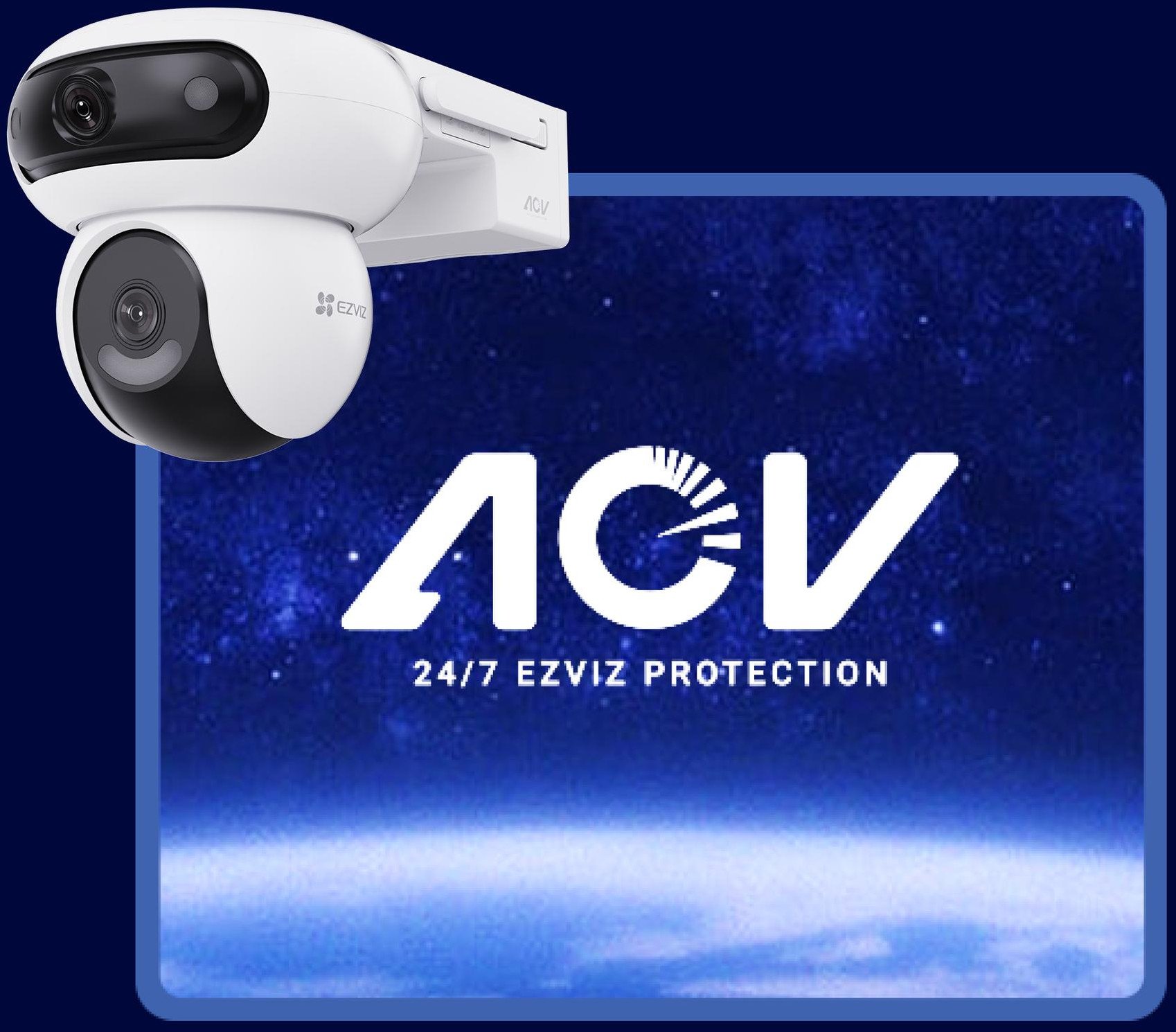 Kamerë e jashtme Ezviz HB90/SP, 2K+, lente të dyfishta, panel diellor