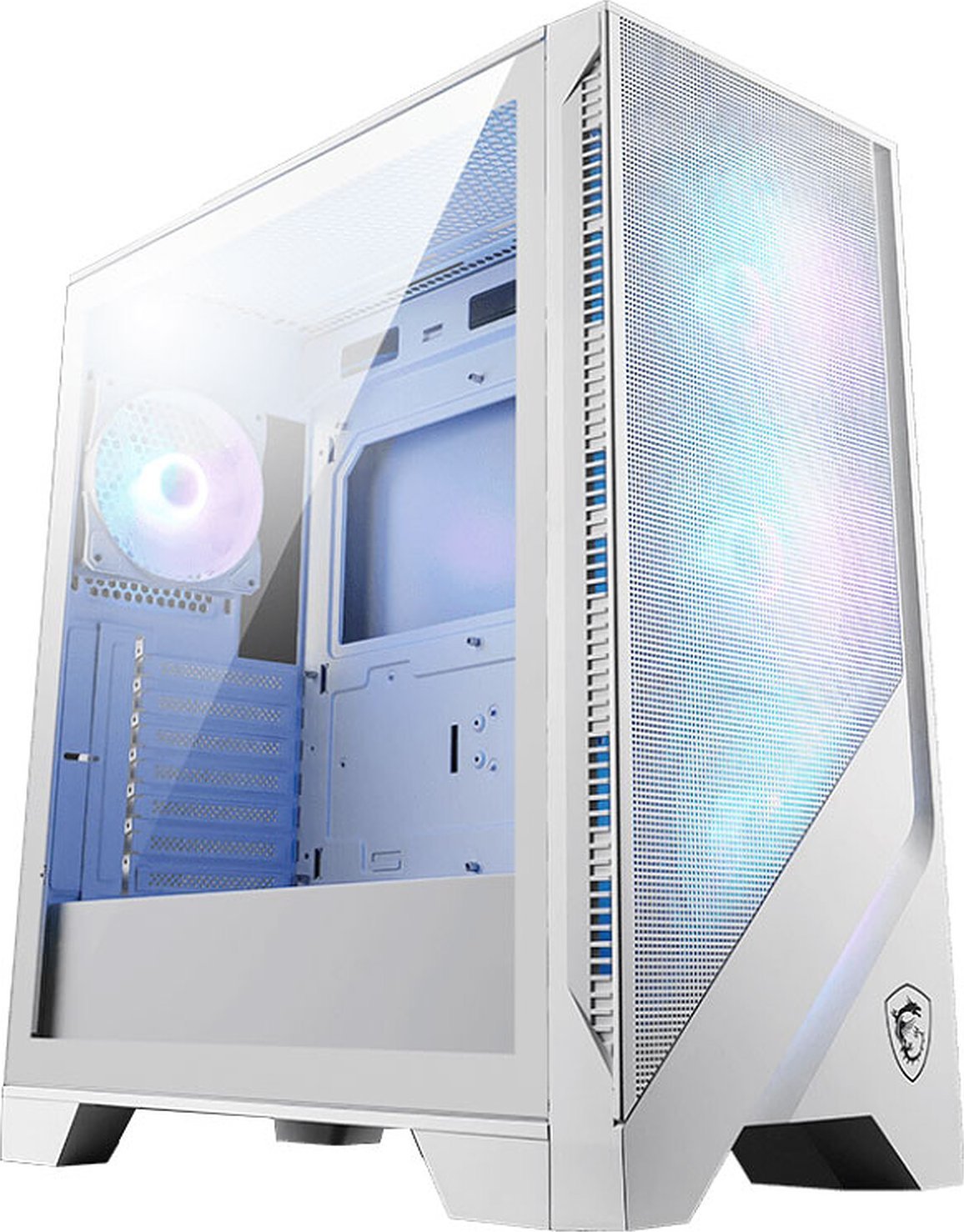 Kornizë PC MSI MAG FORGE 320R AIRFLOW, Micro Tower, ARGB, e bardhë transparente 3