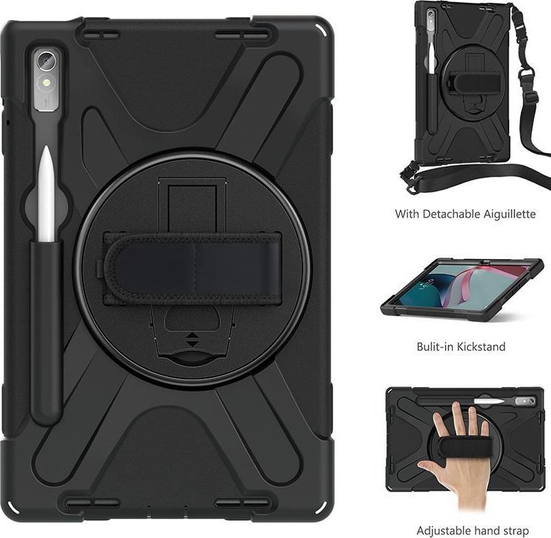 Kuti mbrojtëse AUSTIN Defender Case për Lenovo, material rezistent, dizajn i qëndrueshëm, e zezë