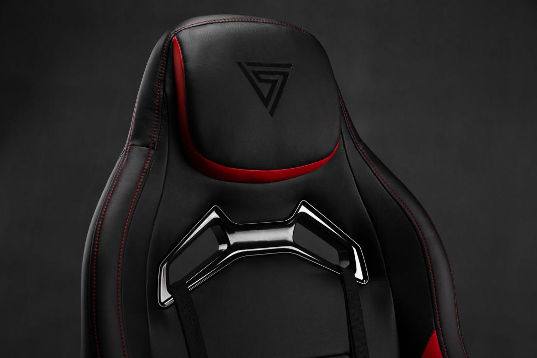 SENSE7 Vanguard стол, црно/црвено