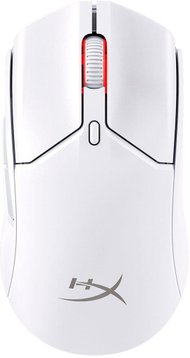 Maus gaming HyperX Pulsefire Haste 2 Core Wireless, pa tela, RGB, i bardhë