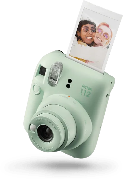 Kamerë e Çastit Fujifilm Instax Mini 12 – ekspozim automatik, close-up mode, selfie, Mint Green