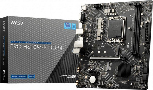 Pllakë amë MSI PRO H610M-B DDR4