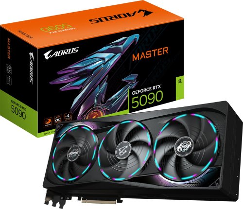 Kartelë grafike Gigabyte AORUS GeForce RTX 5090 Master, 32GB GDDR7 (GV-N5090AORUS M-32GD)