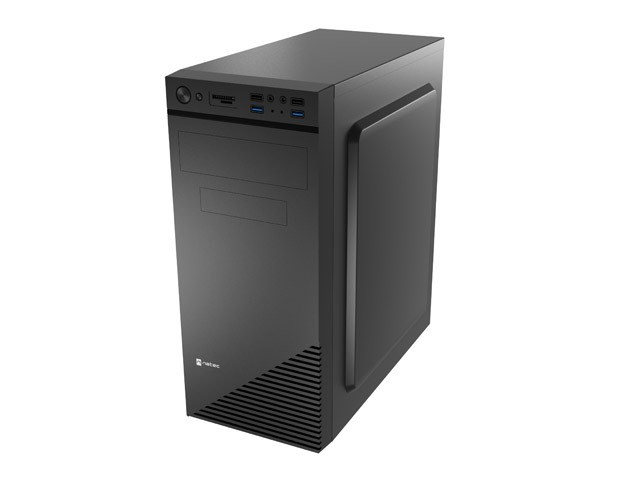 Kuti kompjuteri Natec Cabassu G2 NPC-2024, midi tower ATX, USB 3.0, e zezë