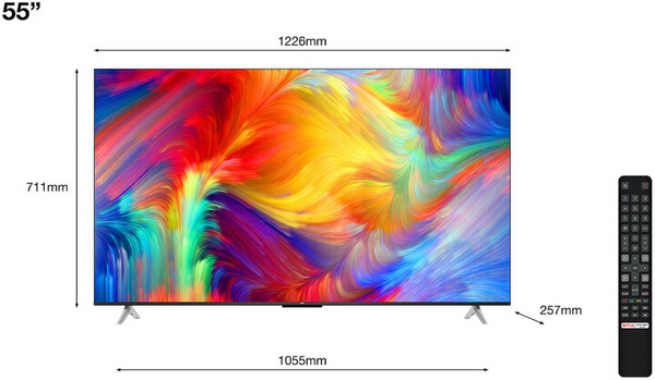 Televizor TCL 55P638 - 55" (139cm), 4K UHD, i zi