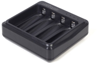Karikues baterish Energenie USB Battery Charger, për AA dhe AAA, 4 slote, i zi
