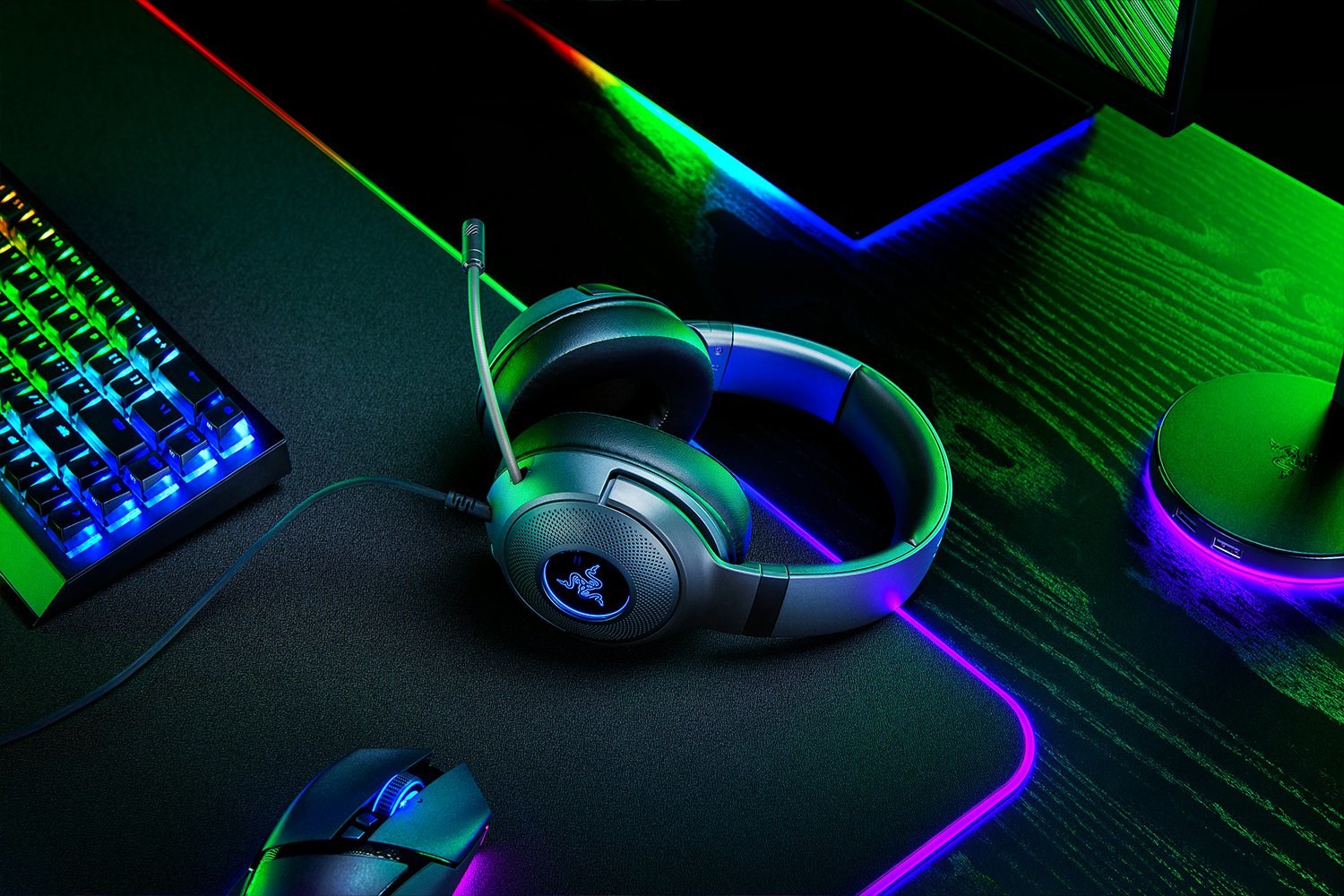 Kufje Razer Kraken V3 X, Wired, Gaming, USB, të zeza