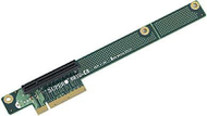 Kartë riser Supermicro RSC-RR1U-E8, PCI-E x8, për server 1U, e gjelbër