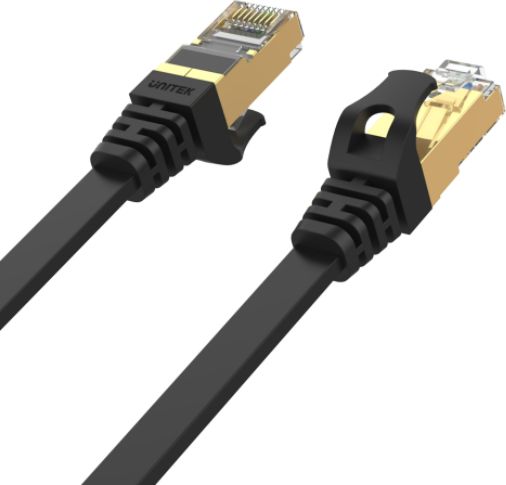 Kabllo rrjeti Unitek C1897BK, RJ45 Cat 7 SSTP, 10m, e zezë