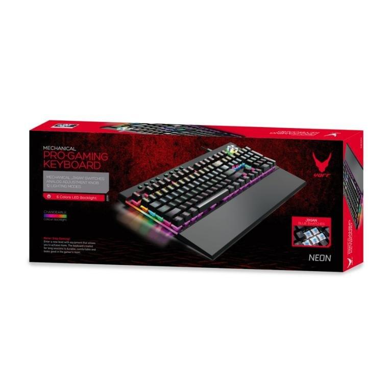 Tastierë Varr VMKB98, RGB, 104KEYS, e zezë
