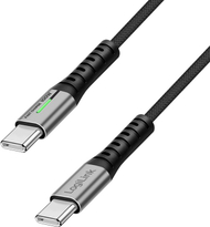 Kabllo USB C LogiLink CU0182, USB 3.2 Gen 2x2, 100W, 0.3m, e zezë