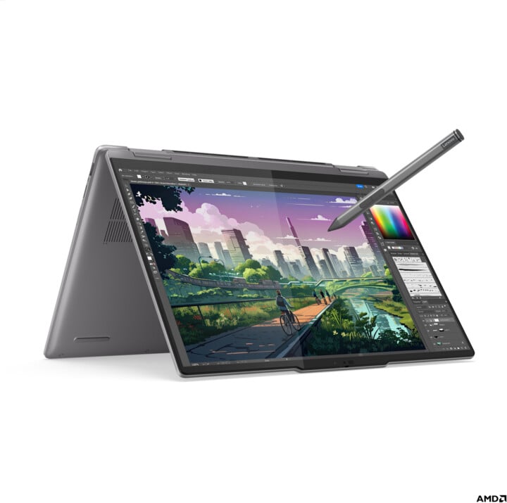 [OUTLET] Laptop Lenovo Yoga 7 2-in-1 14AHP9, 14", AMD Ryzen 5 8640HS, 16GB RAM, 512GB SSD, AMD Radeon 760M Graphics, i argjendtë