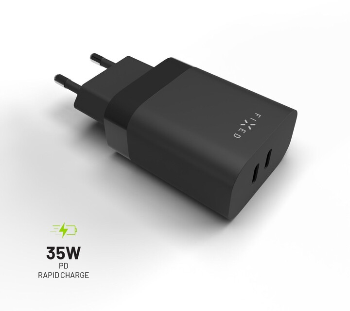 Karikues FIXED me 2x USB-C, PD, 35W, i zi