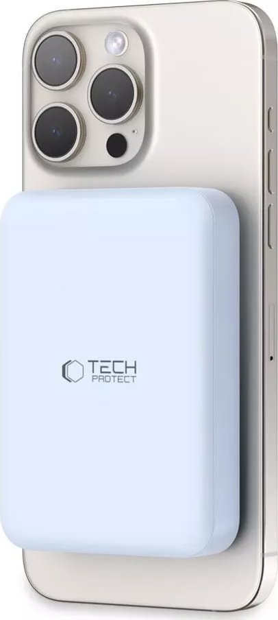 Power bank Tech-Protect PB11 LifeMag, 10000mAh, MagSafe, blu