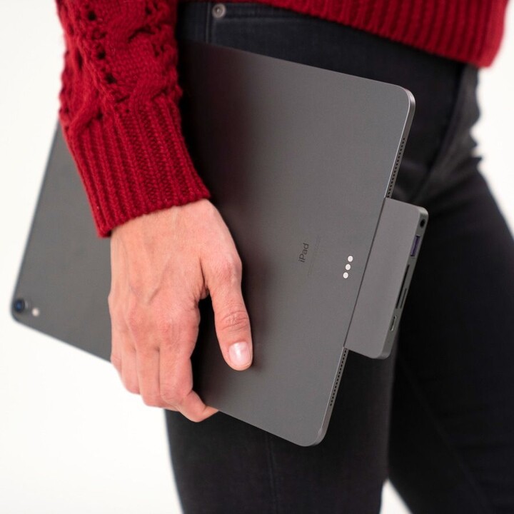 Hub HyperDrive 6në1 USB-C për iPad Pro, gri