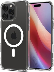 Mbulesë telefoni Spigen Ultra Hybrid T MagSafe, për iPhone 16 Pro Max, transparente, e bardhë