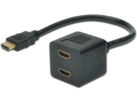 Kabllo Microconnect HDMI Y Splitter, 1x HDMI në 2x HDMI, e zezë