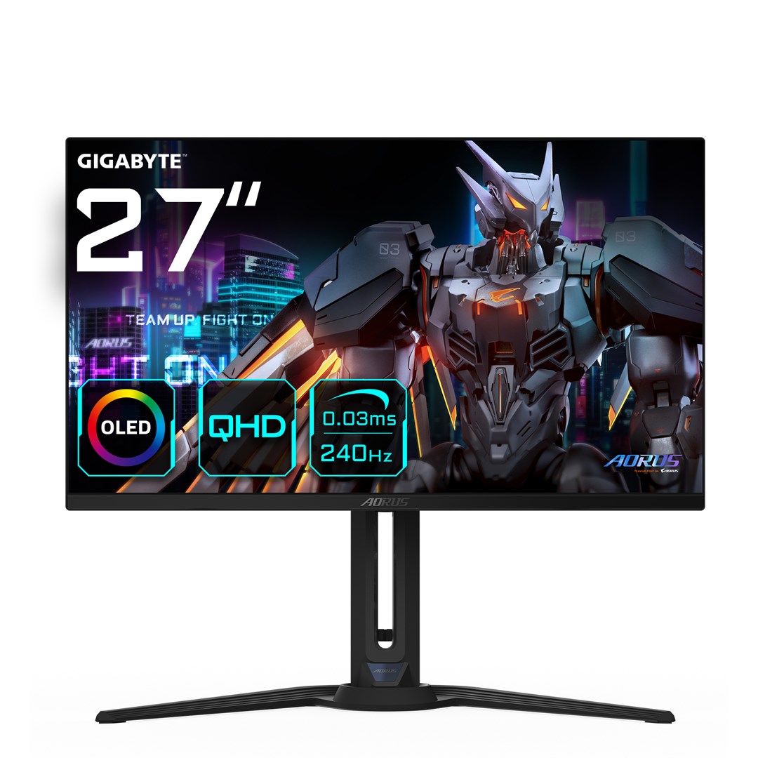 Monitor GIGABYTE AORUS FO27Q2, 27", QHD QD-OLED, i zi