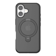 Këllëf telefoni Torras Ostand Spin, set 2 copë, për iPhone 16 Plus, i zi