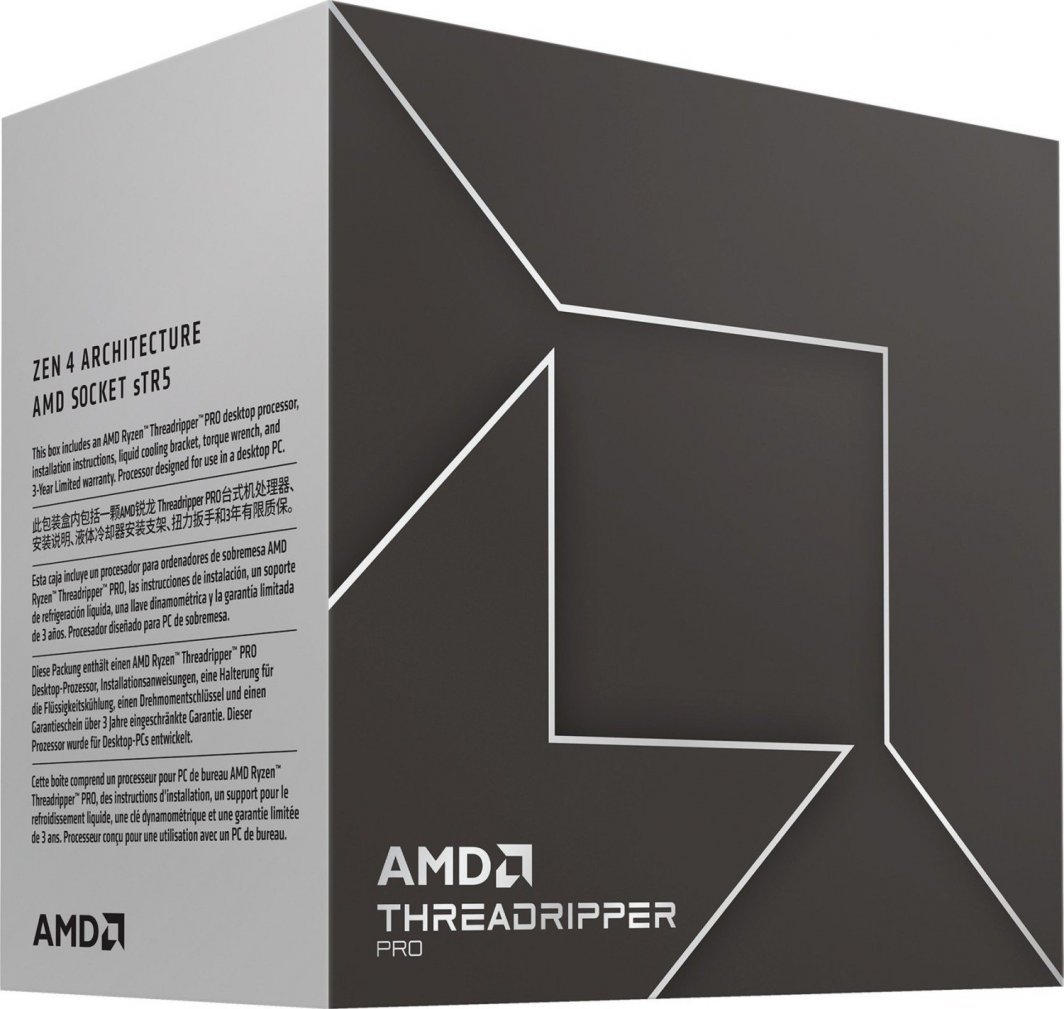 Procesor AMD Ryzen Threadripper Pro 7985WX, 3.2 GHz, 256 MB, BOX (100-100000454WOF)