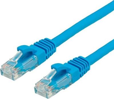 Kabllo rrjeti Value Patchcord, RJ- 45/RJ- 45, 50 cm, e kaltër
