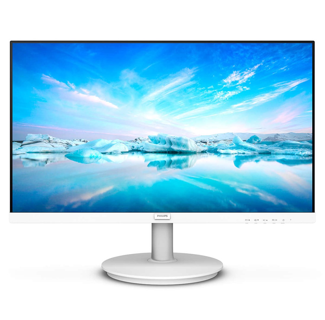 Monitor Philips V Line, 27", 1920 x 1080, 75 Hz, i bardhë
