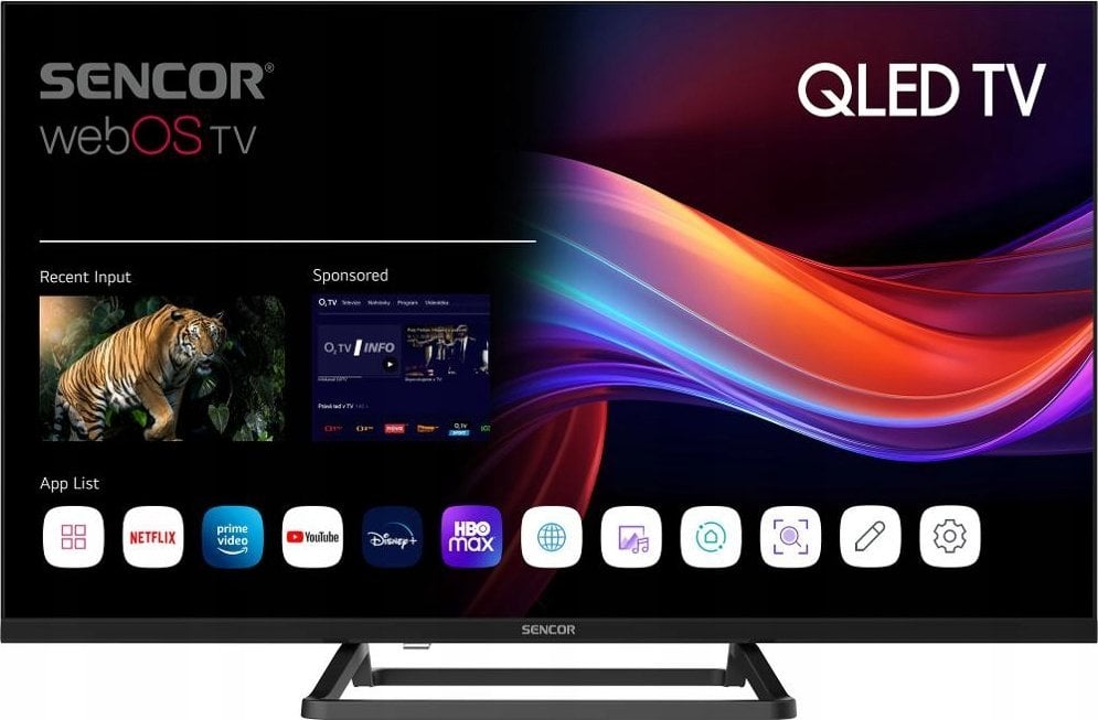 Televizor Sencor SLE 32QF860B, 32", QLED Full HD, Smart webOS, i zi