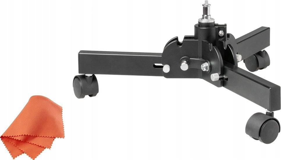 Tripod dyshemeje për llampa Jinbei DDJ-20, kapacitet 10kg, i zi