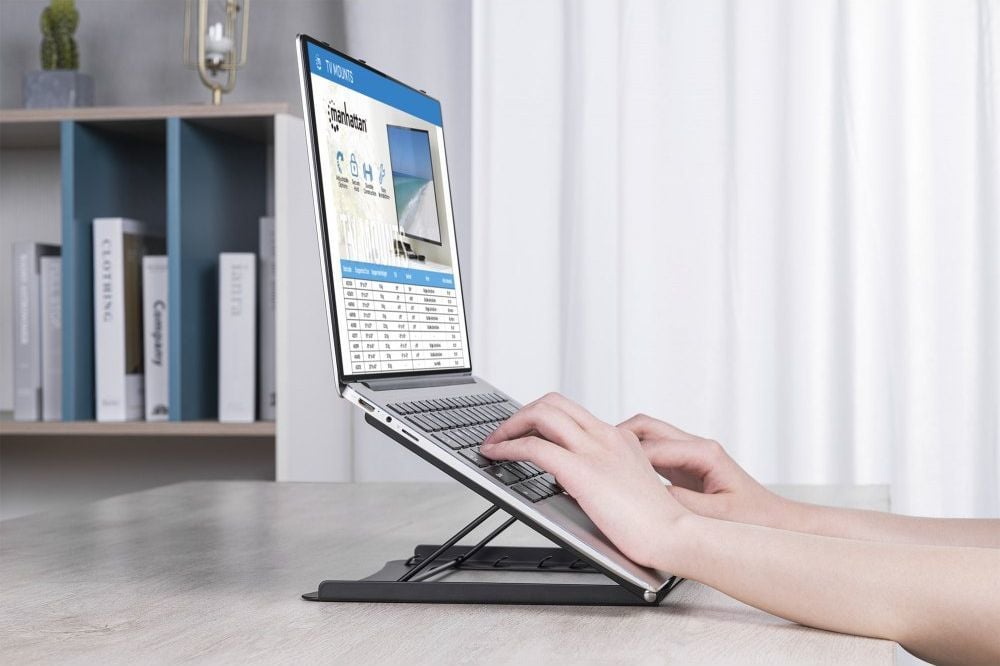 Mbajtëse për laptop Manhattan, e zezë
