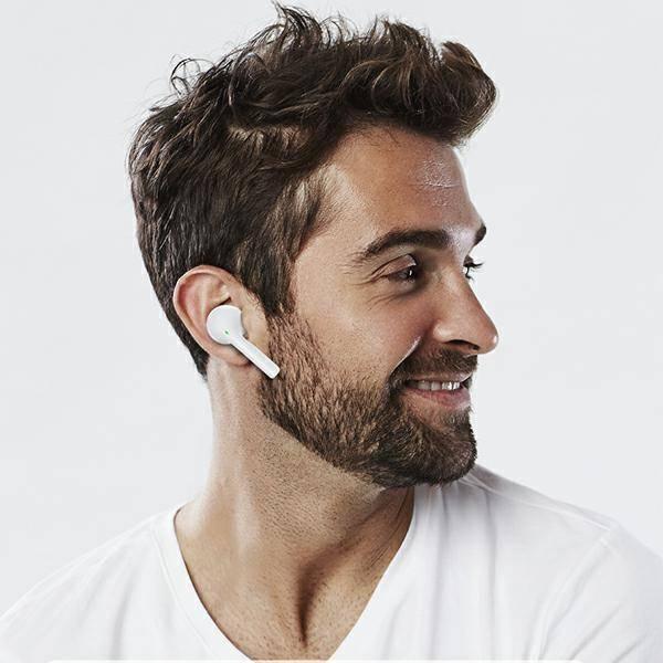 Kufje pa tela Awei T12, TWS, Bluetooth, të bardha