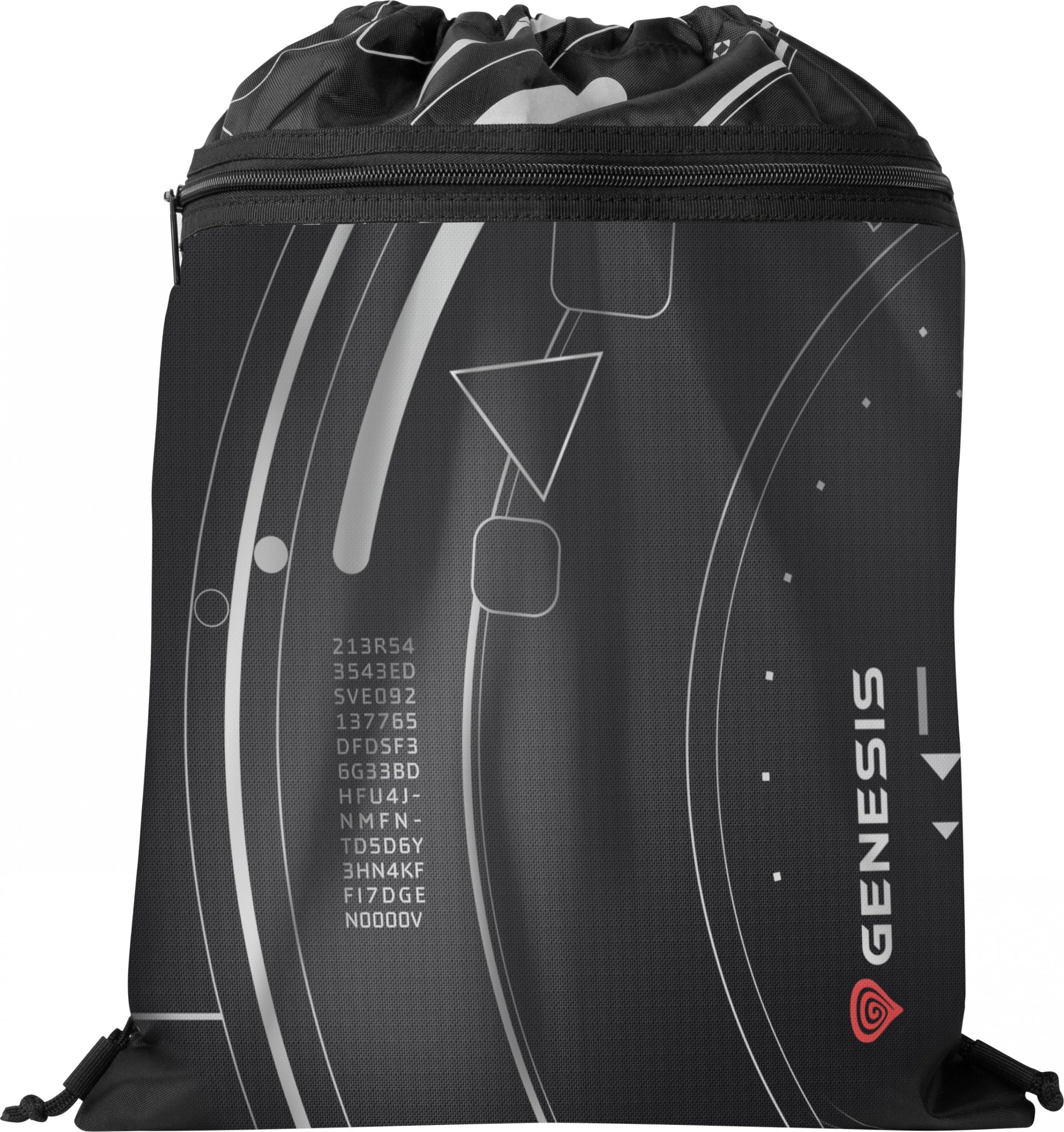 Çantë shpine Genesis ELARA G2, sportive, rezistente ndaj ujit, e zezë