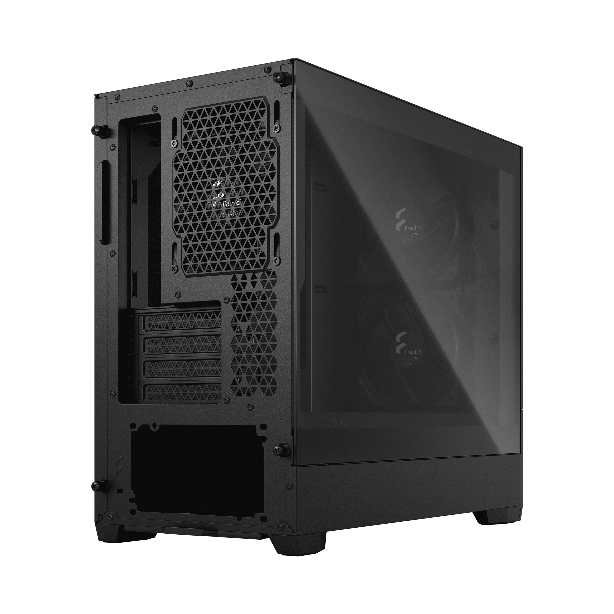 Kasë Fractal Design Pop Mini Silent Black TG Clear Tint, Micro Tower, e zezë