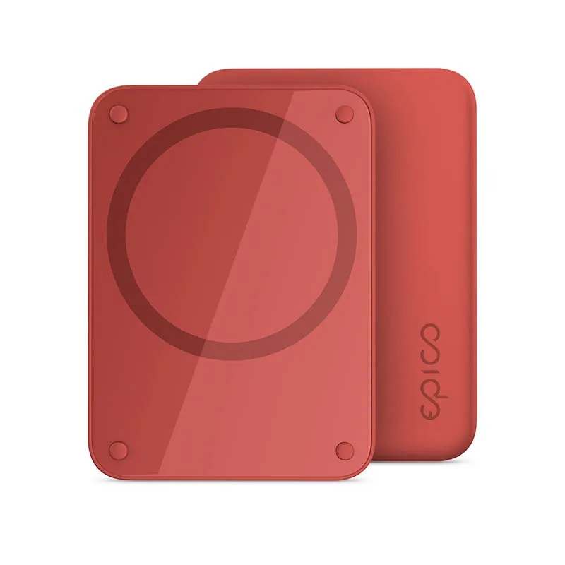 Power Bank EPICO Magnetic Wireless, 4200mAh, 15W, MagSafe, i kuq