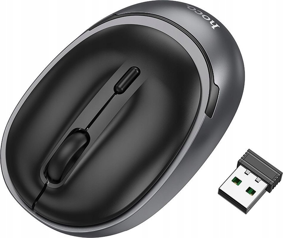 Maus wireless Hoco GM34, dual mode 2.4G Bluetooth, 1600DPI, i zi